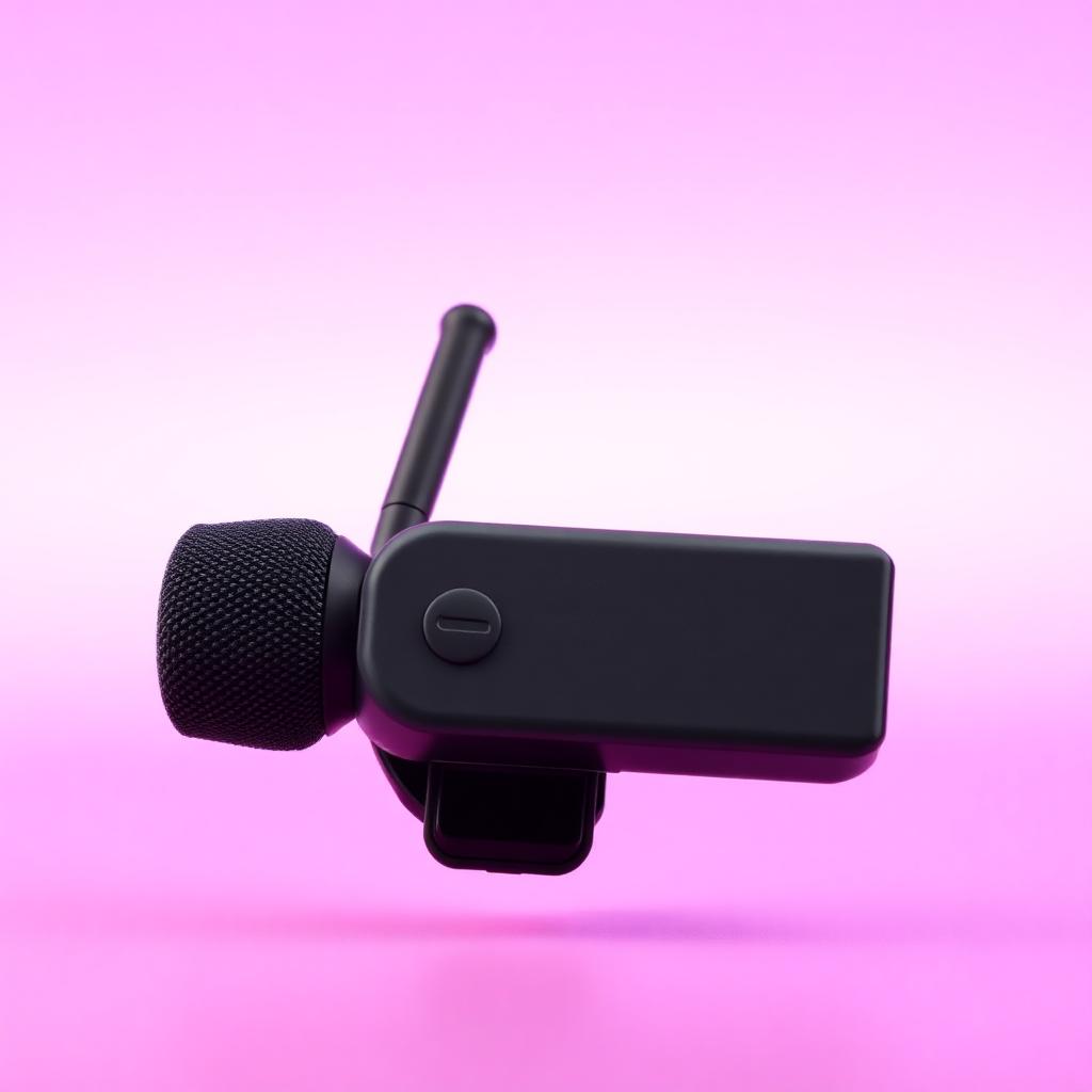 Professional lapel microphone set