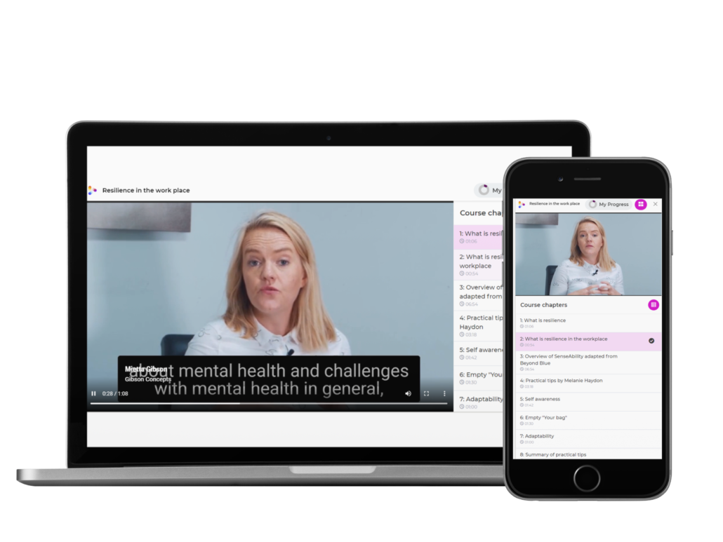 Vidversity is responsive and easily delivered in an online training platform